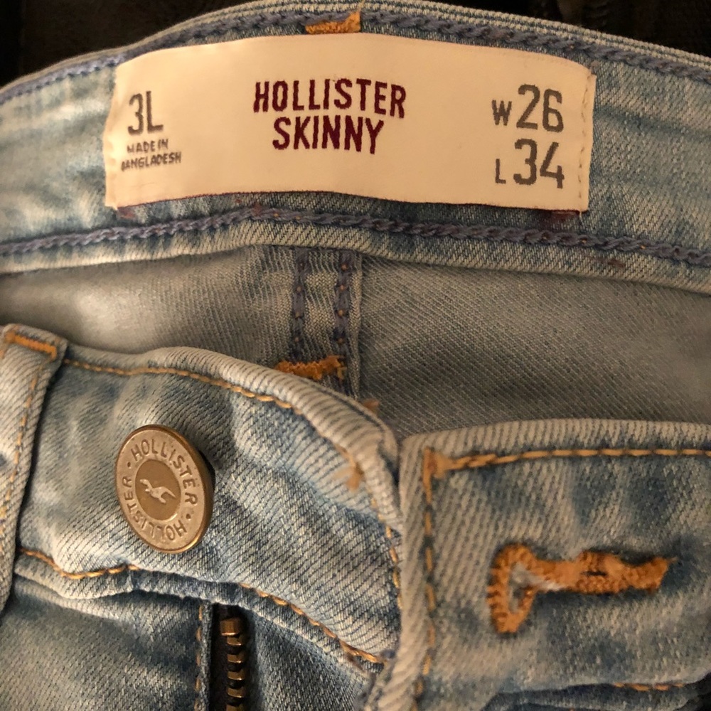 Light washed Hollister Jeans